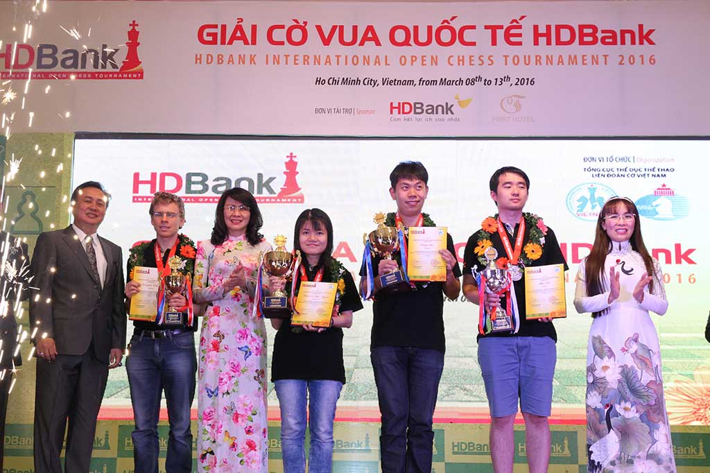 Giải cờ vua quốc tế HDBank 2016 kết thúc thành công