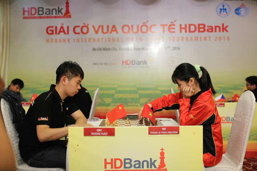 Ngày 6: Giải cờ vua quốc tế HDBank - Wang Hao vô địch giải nam, Thảo Nguyên đăng quang giải nữ