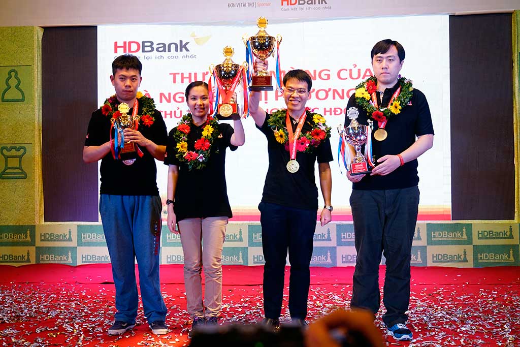 Giải Cờ vua Quốc tế HDBank 2017 - Lê Quang Liêm vô địch