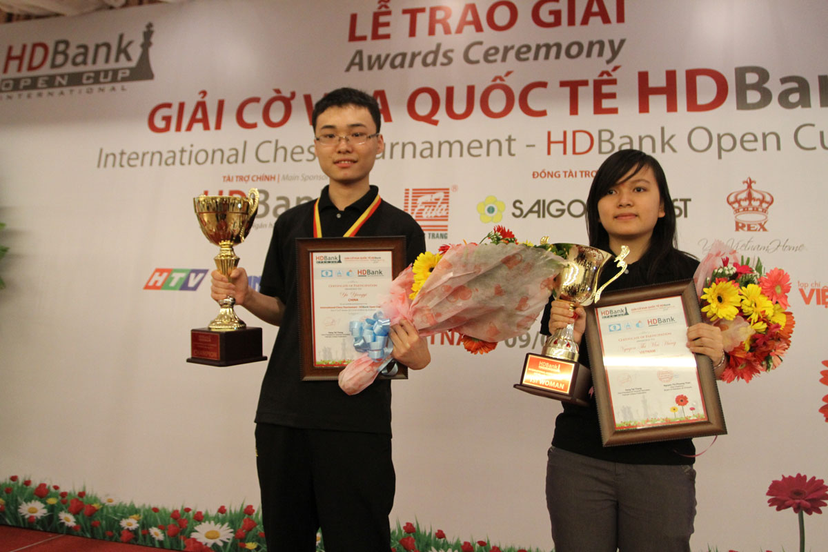 Kết quả xếp hạng giải cờ vua HDBank 2011
