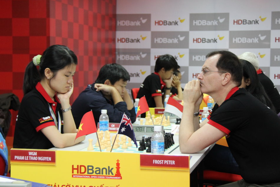 Khởi tranh Giải cờ vua quốc tế HDBank 2012